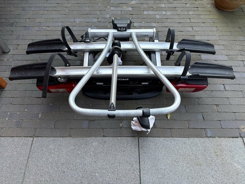 Cykell type T21 fietsendrager - 2 fietsen - Trekhaakdrager, Ophalen, Gebruikt, 2 fietsen, Trekhaakdrager