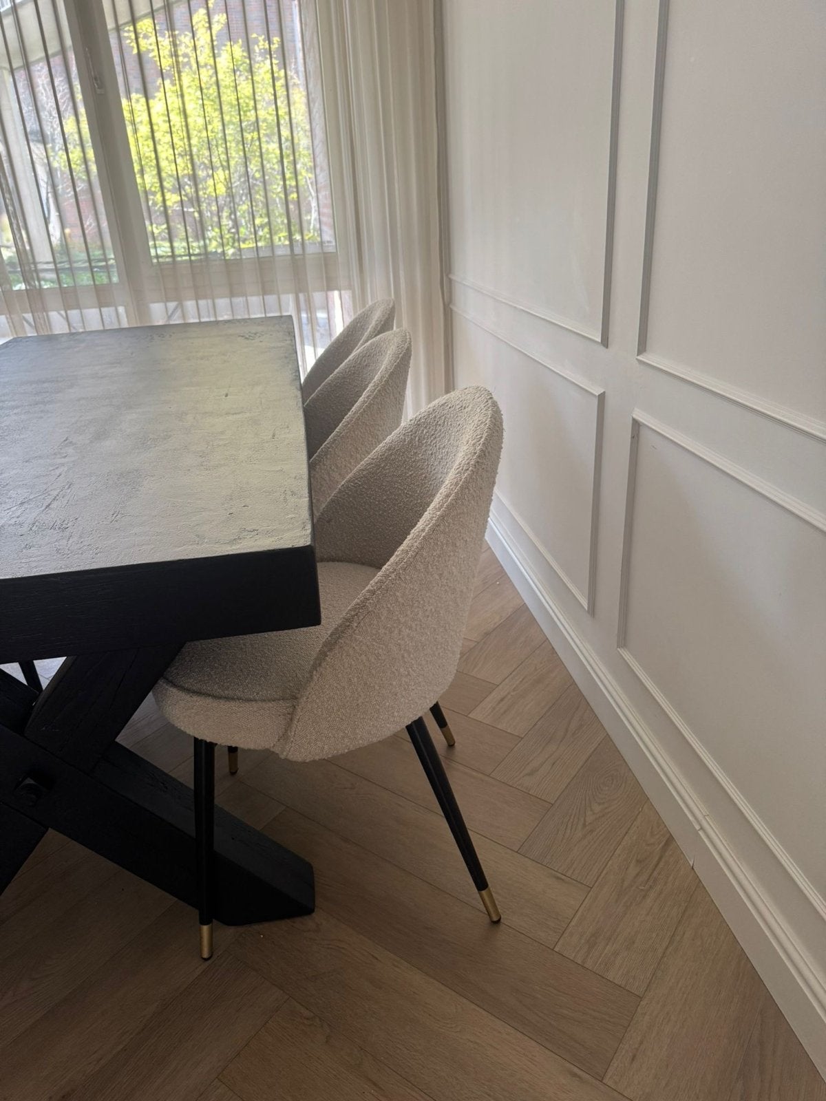 Robuuste eettafel voor 6 personen - Zeer goede staat, Zo goed als nieuw, Vijf personen of meer, Rechthoekig, Robuust