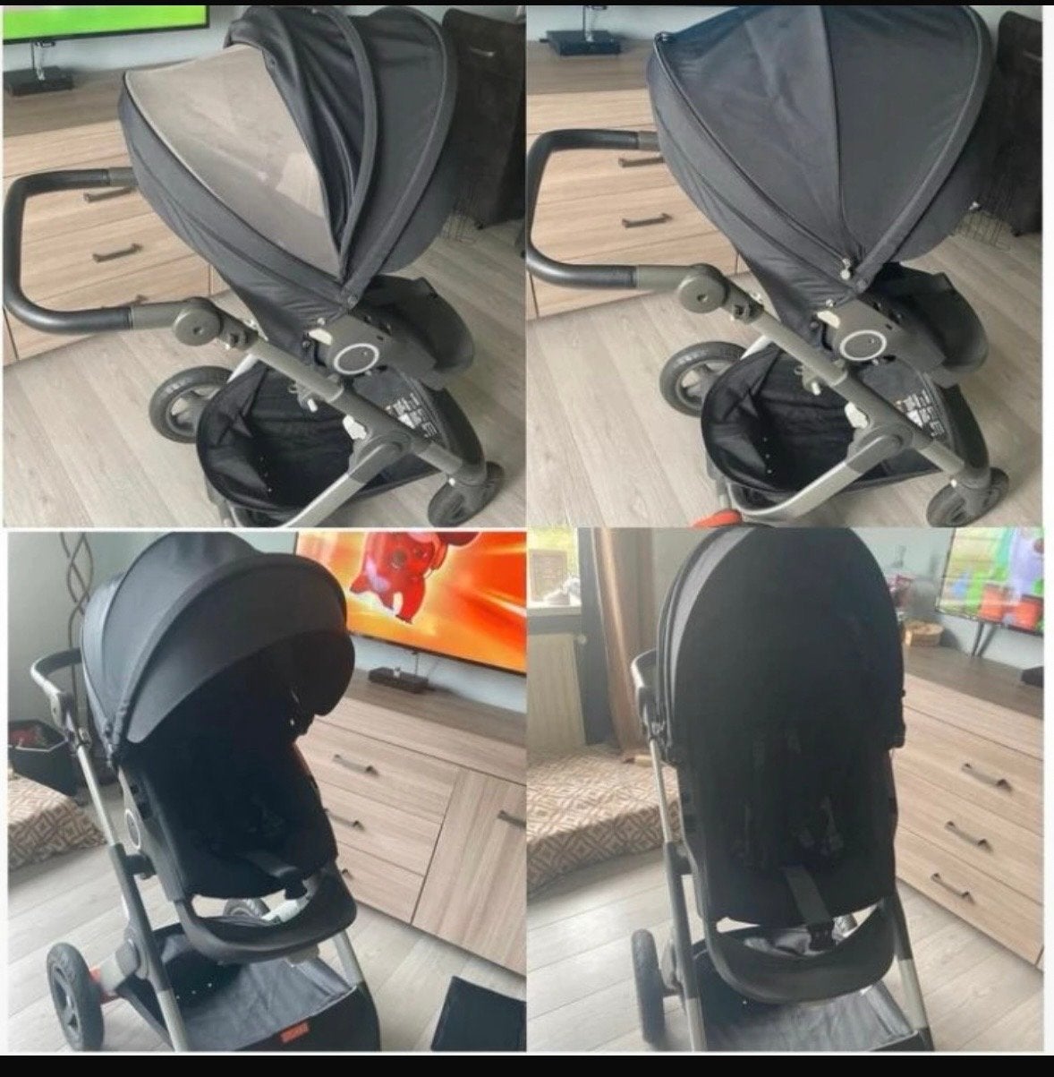 Complete Stokke Kinderwagen Set, Zo goed als nieuw, Combiwagen, Met autostoeltje, Ophalen