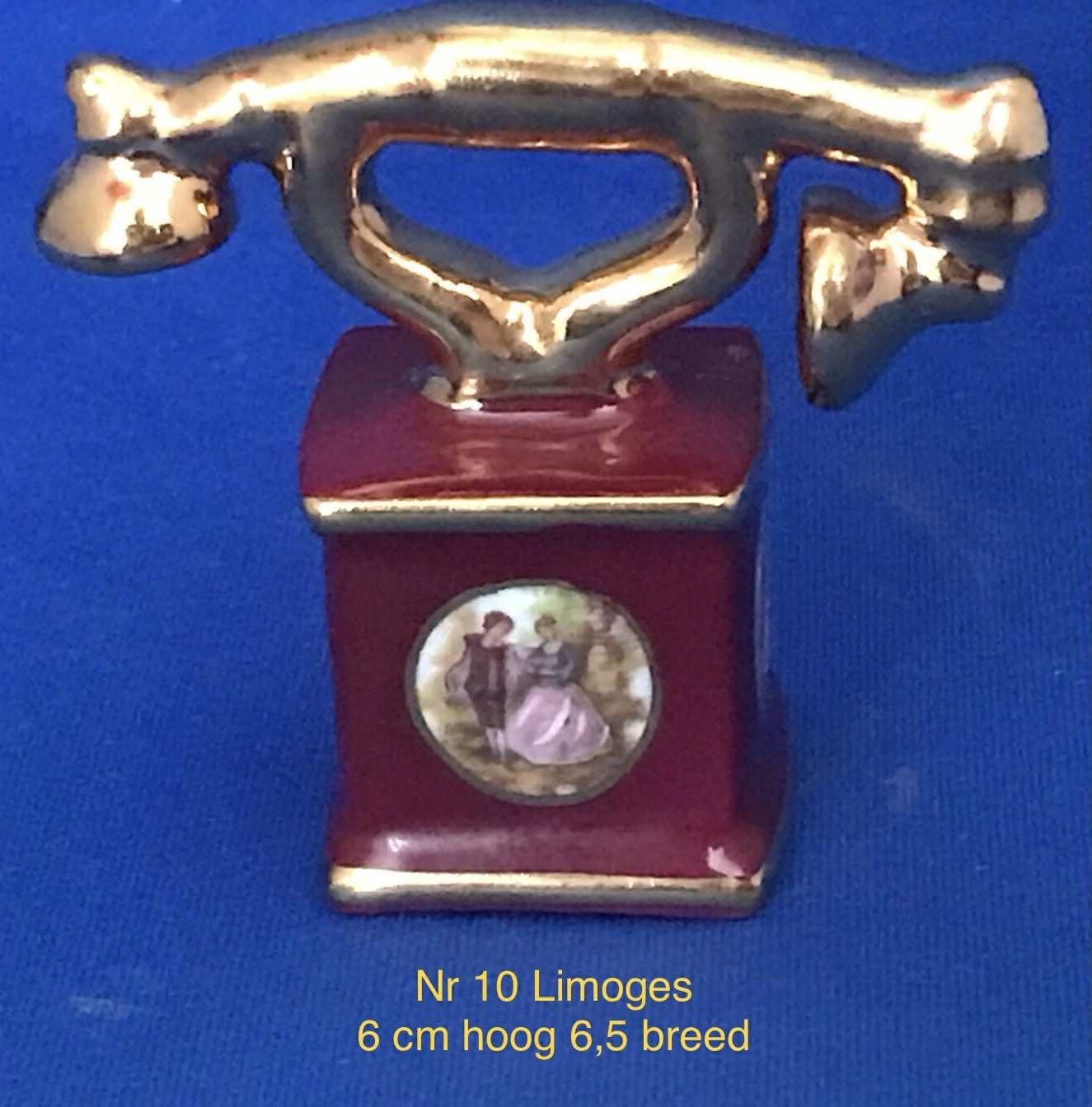 Limoges Porseleinen Telefoon, Ophalen of Verzenden, Zo goed als nieuw, Porselein