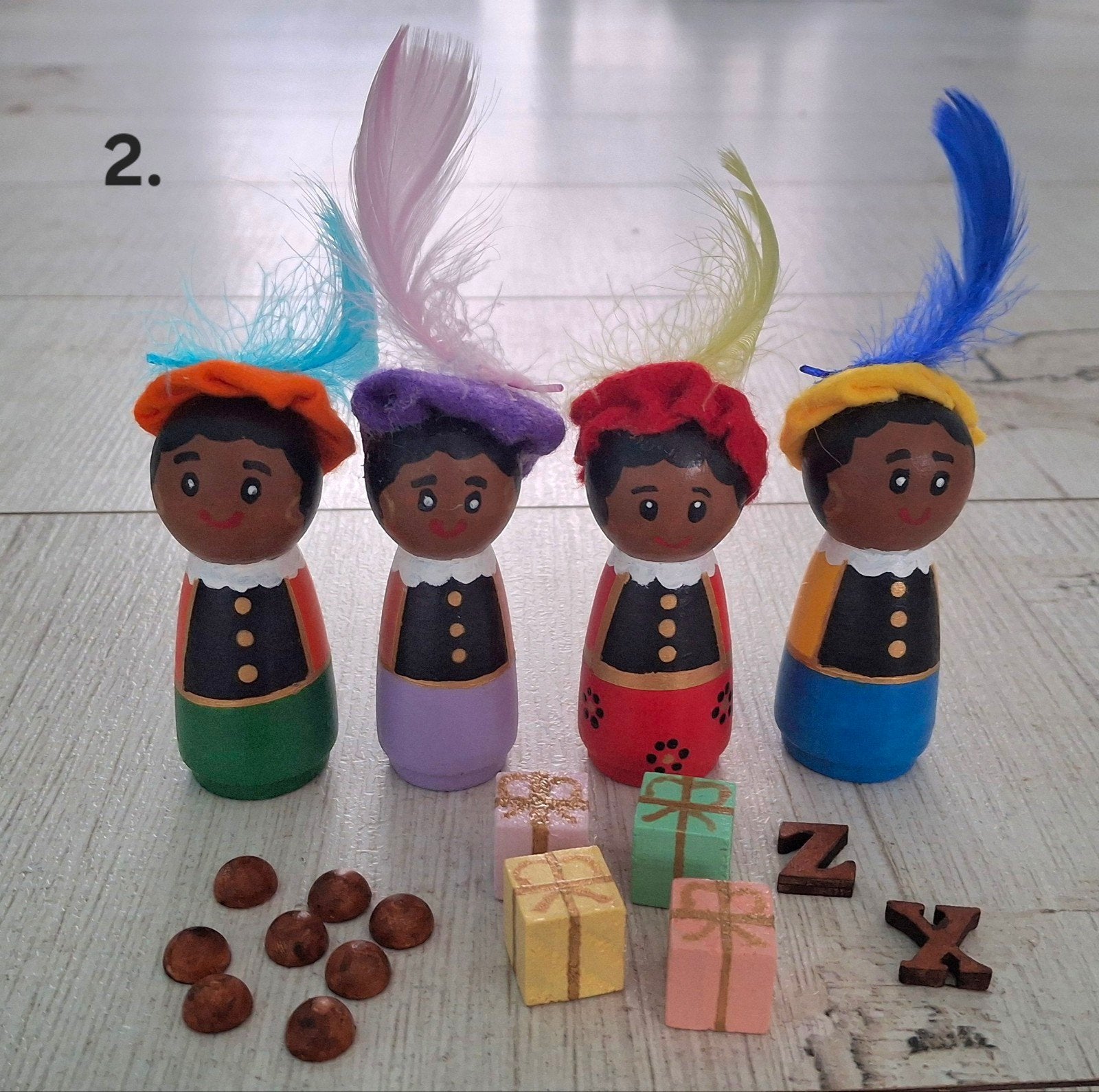 pegdolls ouderwetse Pieten, Kinderen en Baby's, Ophalen of Verzenden, Nieuw