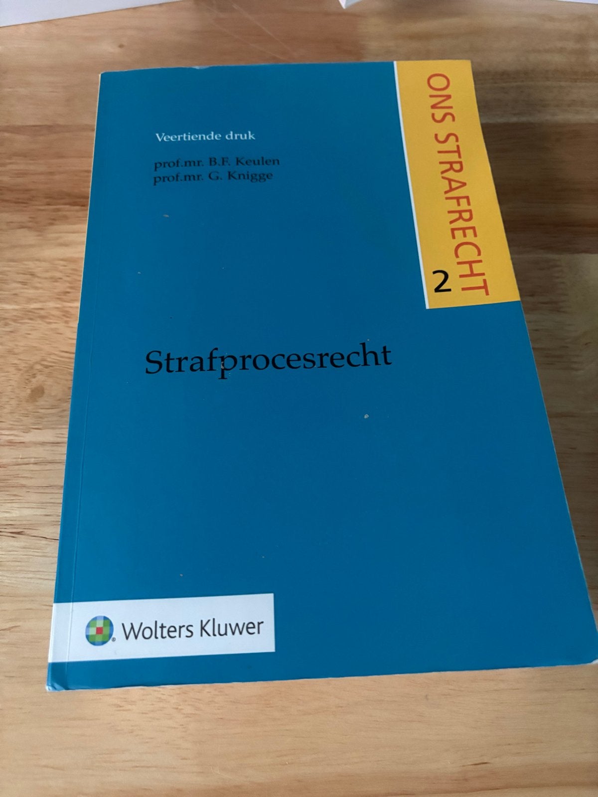 Ons Strafrecht 2: Strafprocesrecht - Veertiende druk, Ophalen of Verzenden, Gamma, Zo goed als nieuw, WO