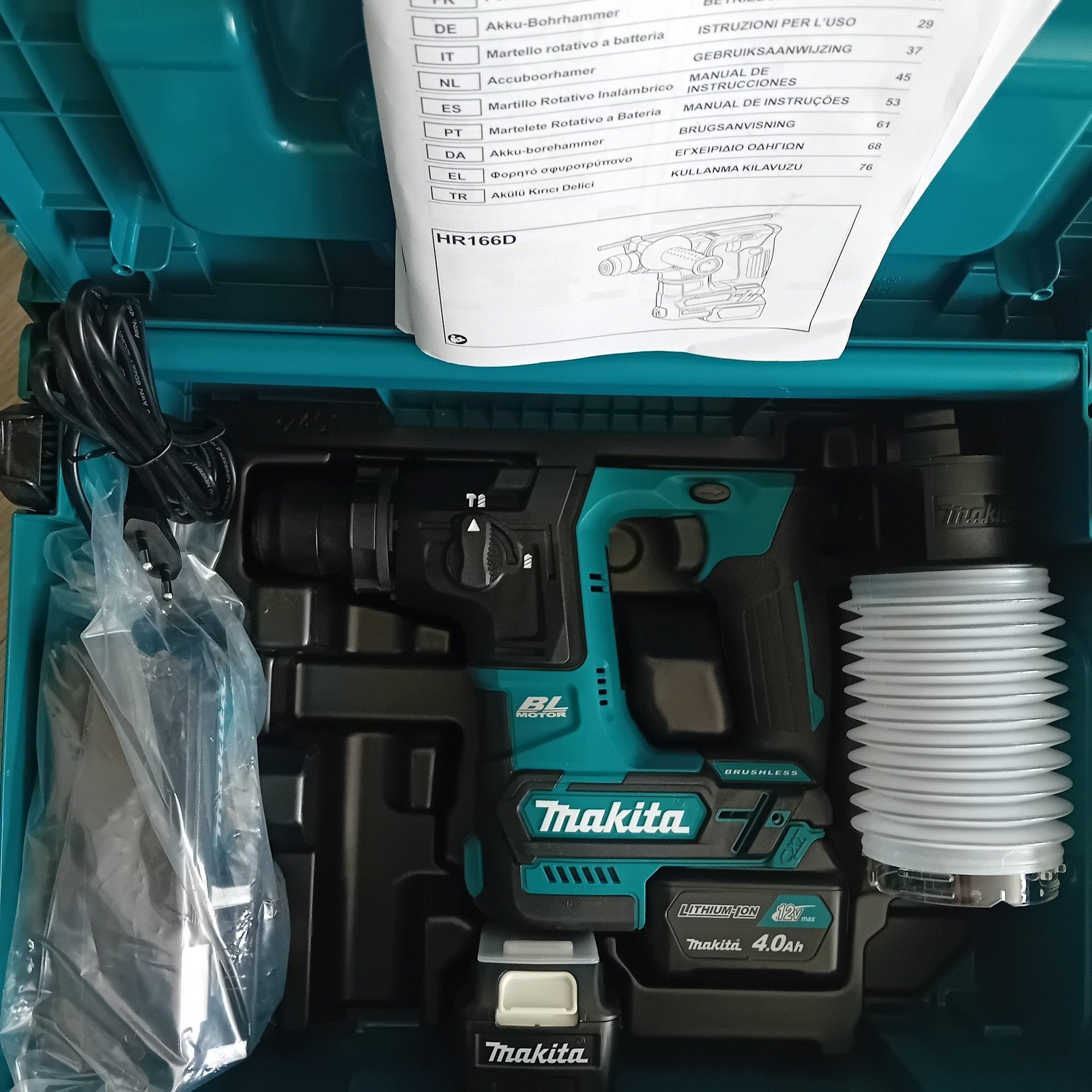 Makita HR166DSMJ 12V Li-Ion Accu SDS-plus boorhamer NIEUW, Ophalen, Nieuw, Boor- en/of Breekhamer
