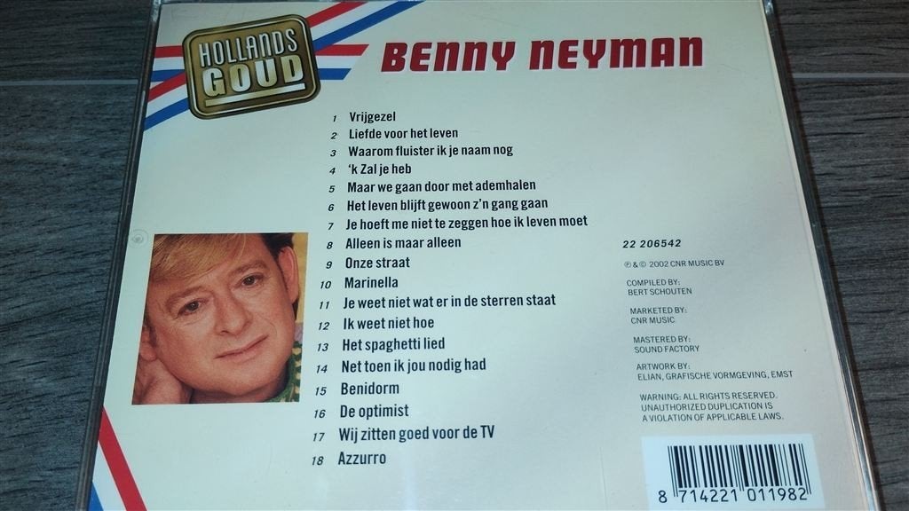 Benny Neyman ‎- Benny Neyman, Ophalen of Verzenden, Zo goed als nieuw, Levenslied of Smartlap