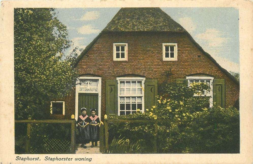 304-093-019 Staphorst Staphorster woning, Verzenden, Voor 1920, Overijssel