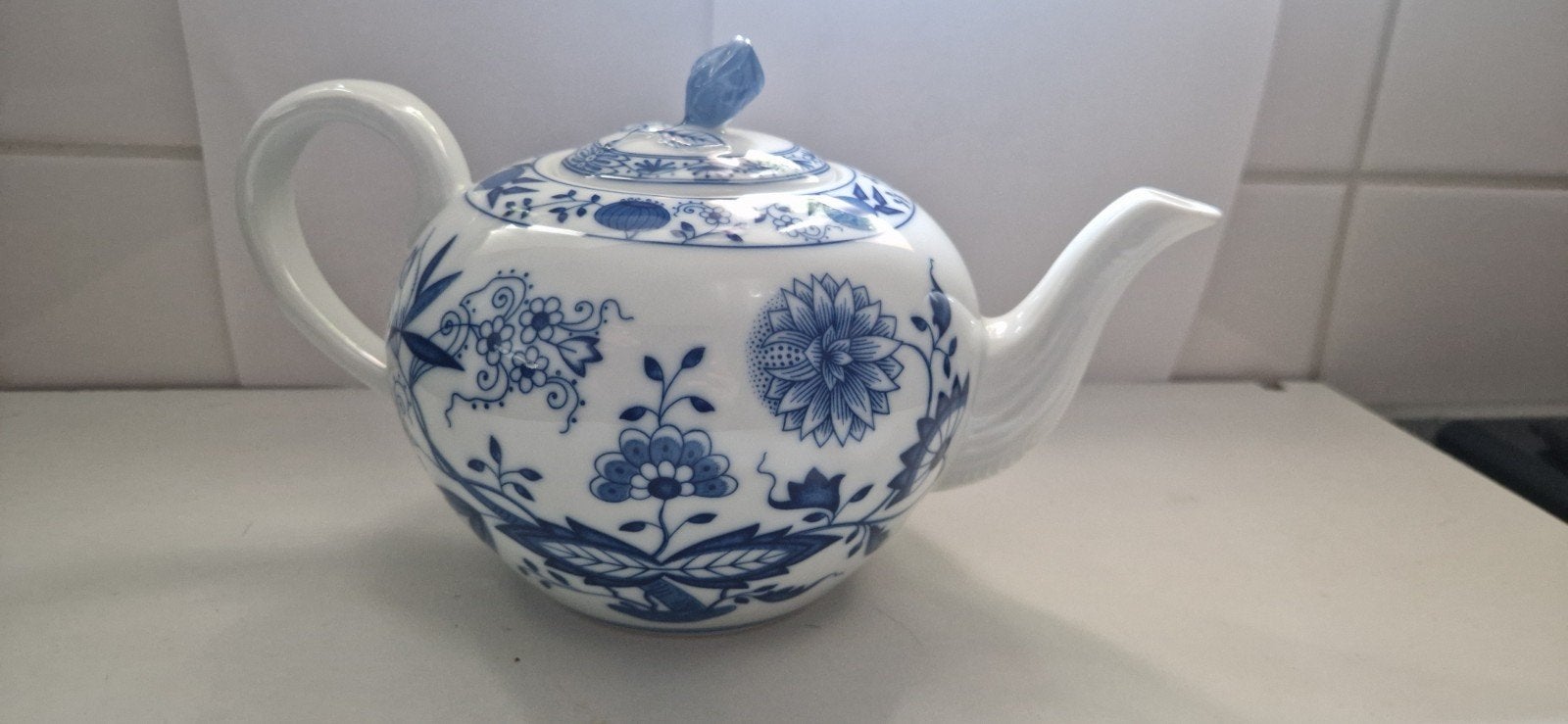 Hutschenreuther Blau Zwiebelmuster Porselein Servies Set, Antiek en Kunst, Ophalen