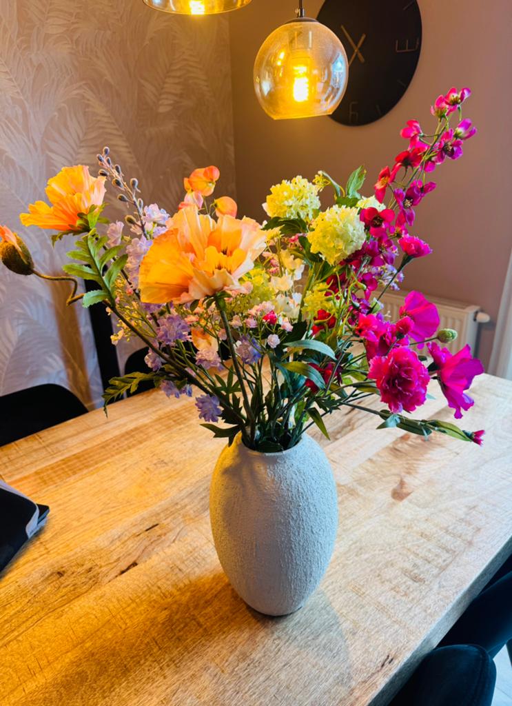 Zijden bloemen, Ophalen of Verzenden, Zo goed als nieuw