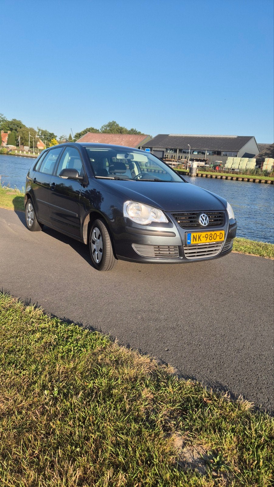 Volkswagen Polo 1.2 44KW 2009 Grijs, Voorwielaandrijving, Stof, 40 €/maand, 989 kg