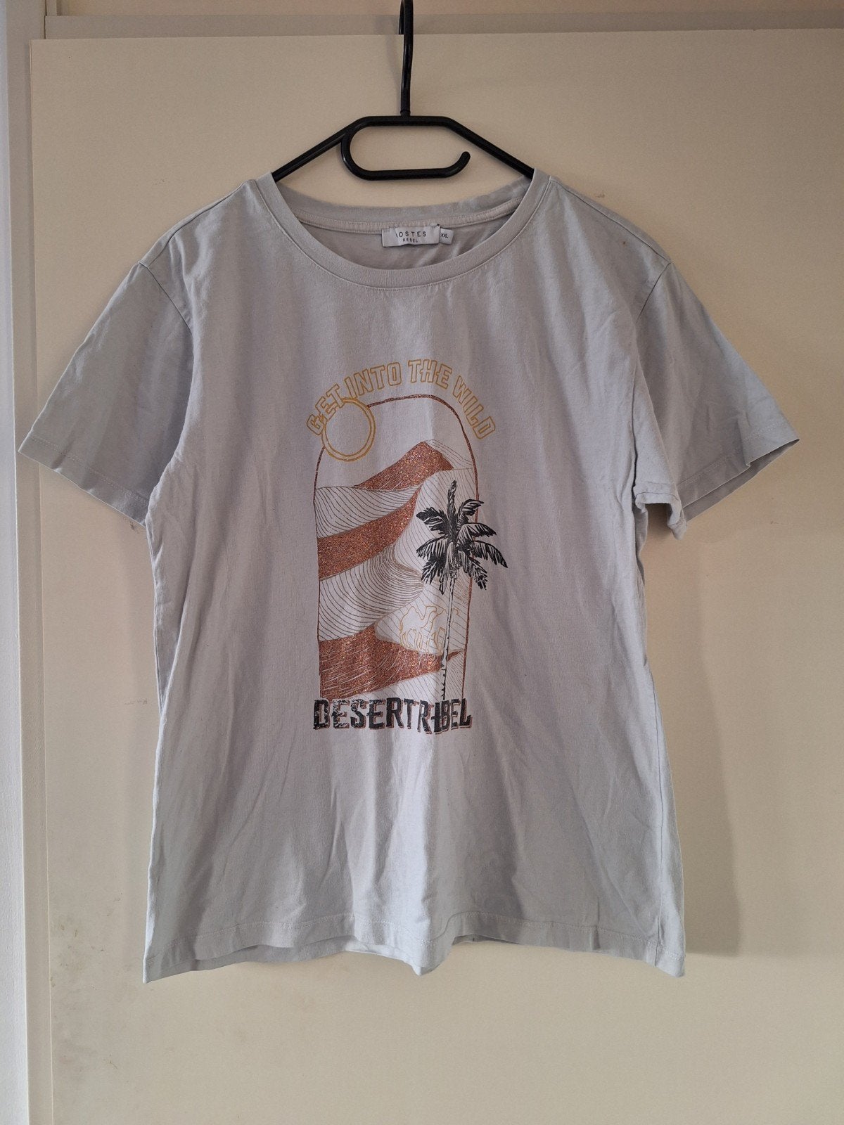 costes Rebel T-shirt met 'Desert Rebel' print - XXL, Kleding | Dames, Ophalen of Verzenden, Gedragen, Blauw