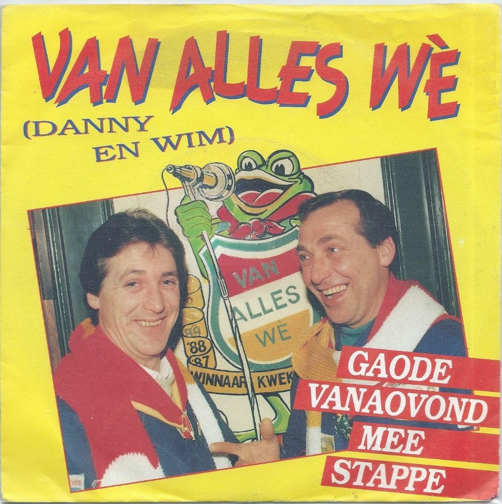 Vinyl Single Danny en Wim/ Van Alles We, Cd's en Dvd's, Ophalen of Verzenden, Gebruikt, Nederlandstalig