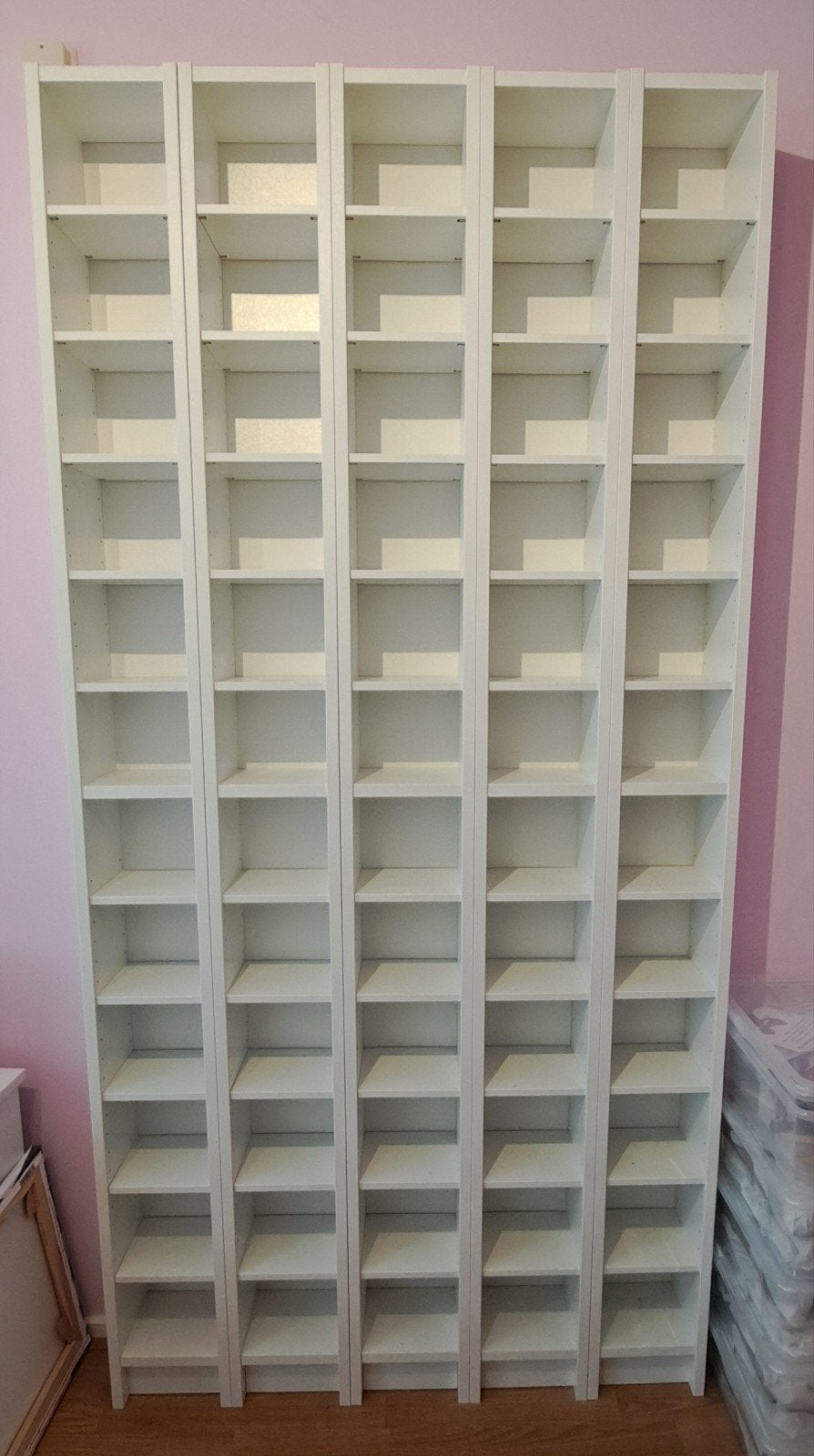 3 x IKEA Gnedby CD-kasten - 202x20x17 cm, Ophalen, Gebruikt, Hout, Cd's of Dvd's