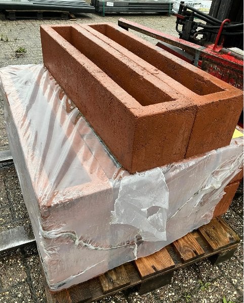 beplantingselement Fiora Block Gardenlux 100x20x20cm Corten, Minder dan 30 cm, Nieuw, Ophalen of Verzenden, Balkon