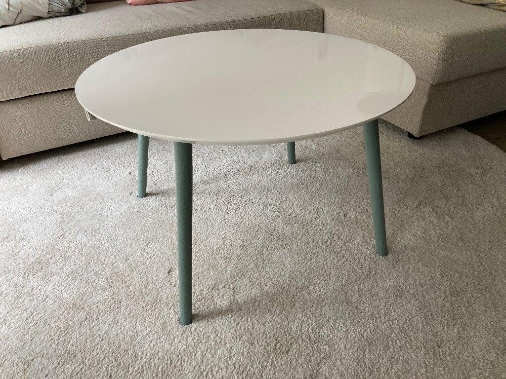 Salontafel Galten van Jysk 75 cm rond, Ophalen, Gebruikt, Rond, 50 tot 100 cm