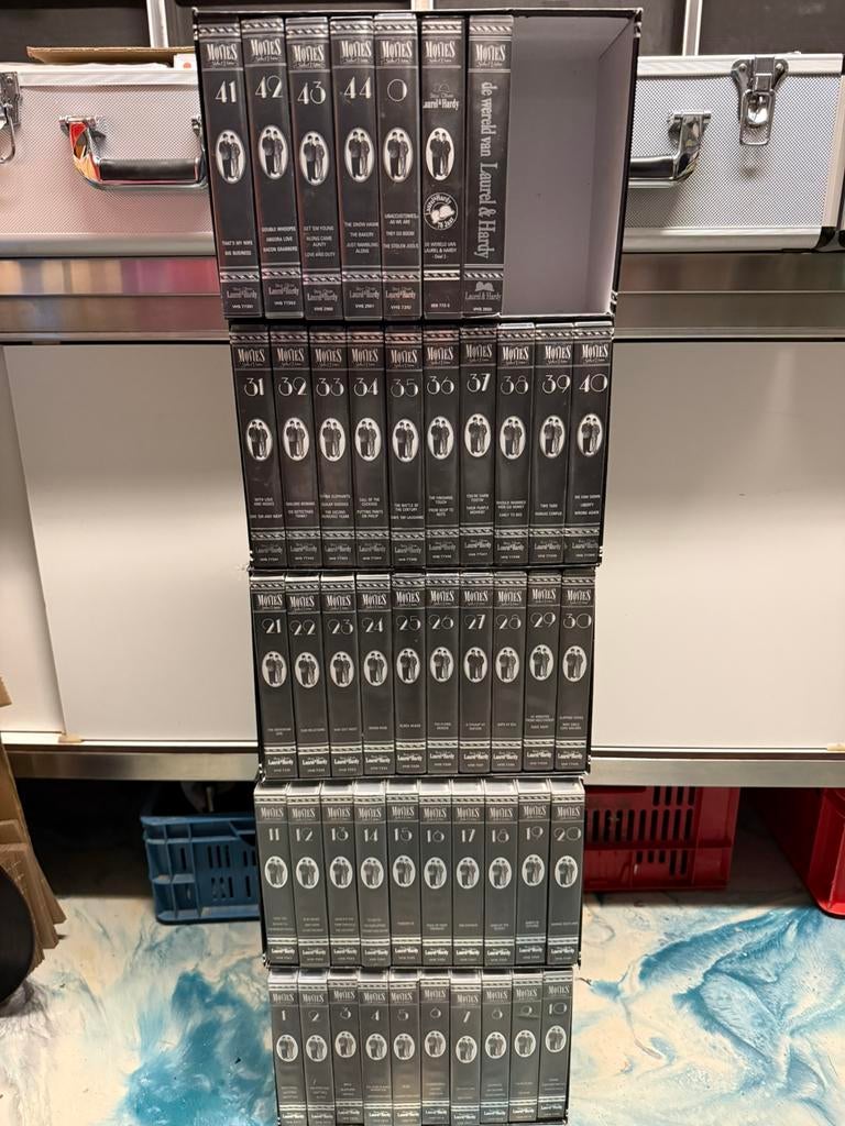Laurel & Hardy videobanden, Ophalen, Overige typen, Zo goed als nieuw, Alle leeftijden