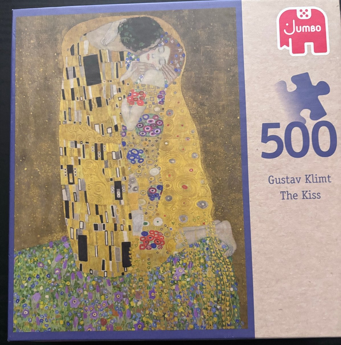 Jumbo Legpuzzel Gustav Klimt The Kiss 500 stukjes, Ophalen, Minder dan 500 stukjes, Gebruikt, Legpuzzel