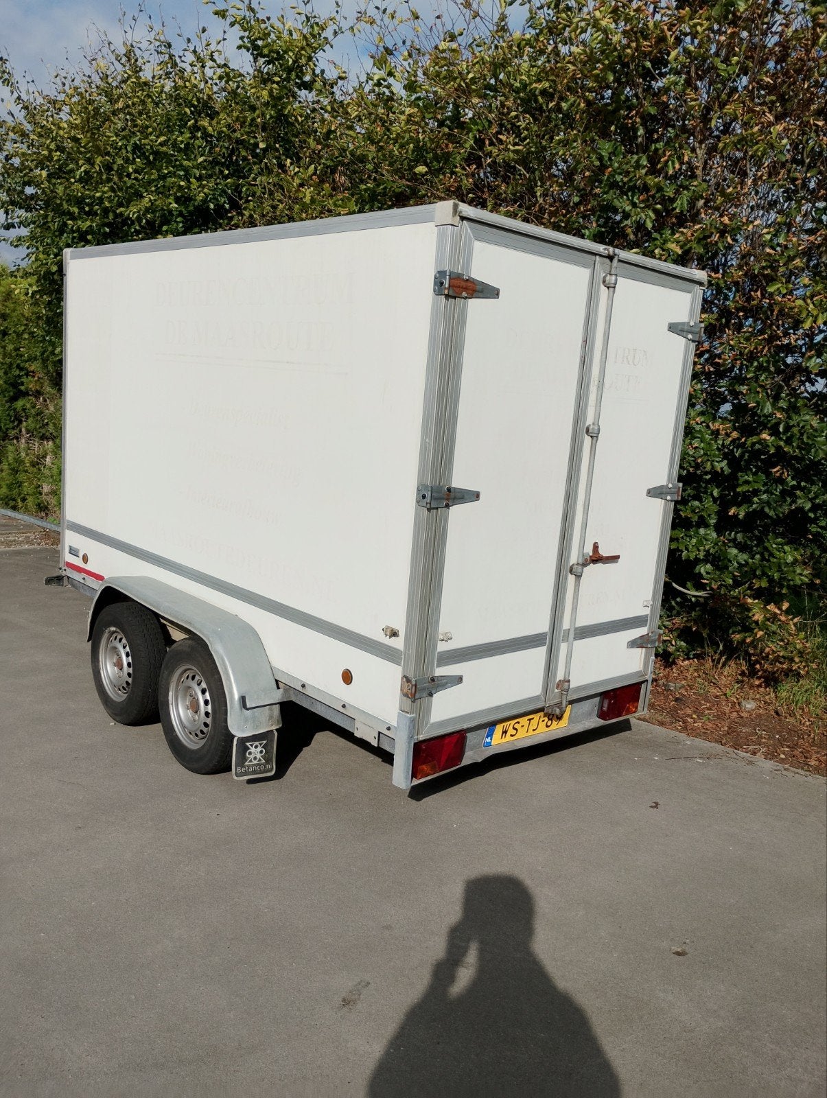 gesloten dichte aanhanger verdonk 2000kg, Auto diversen, Ophalen, Gebruikt