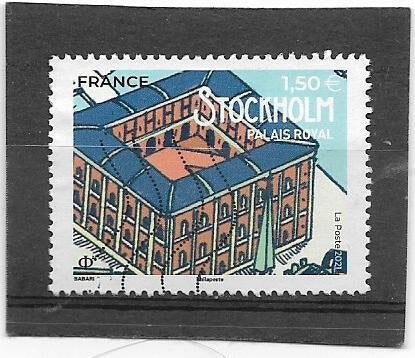 Frankrijk 2021 Stockholm - Palais Royal € 1,50, Verzenden, Gestempeld