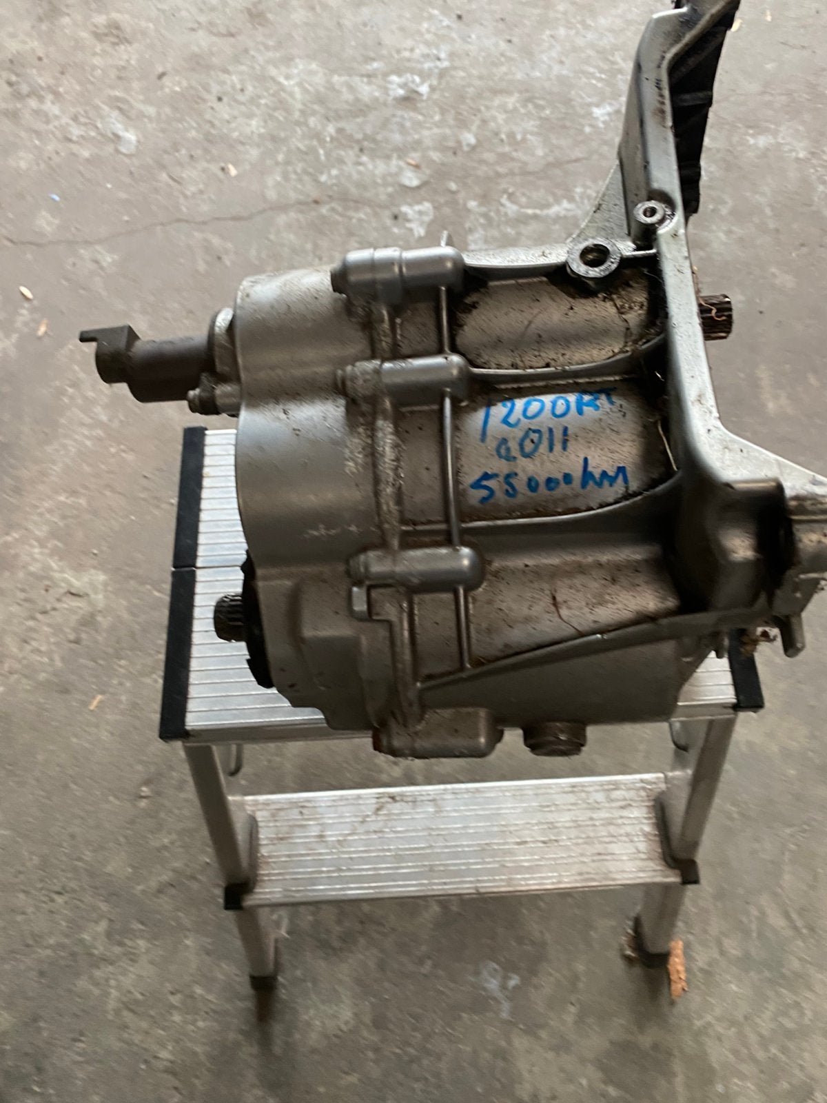 BMW R1200RT versnellingsbak, Ophalen
