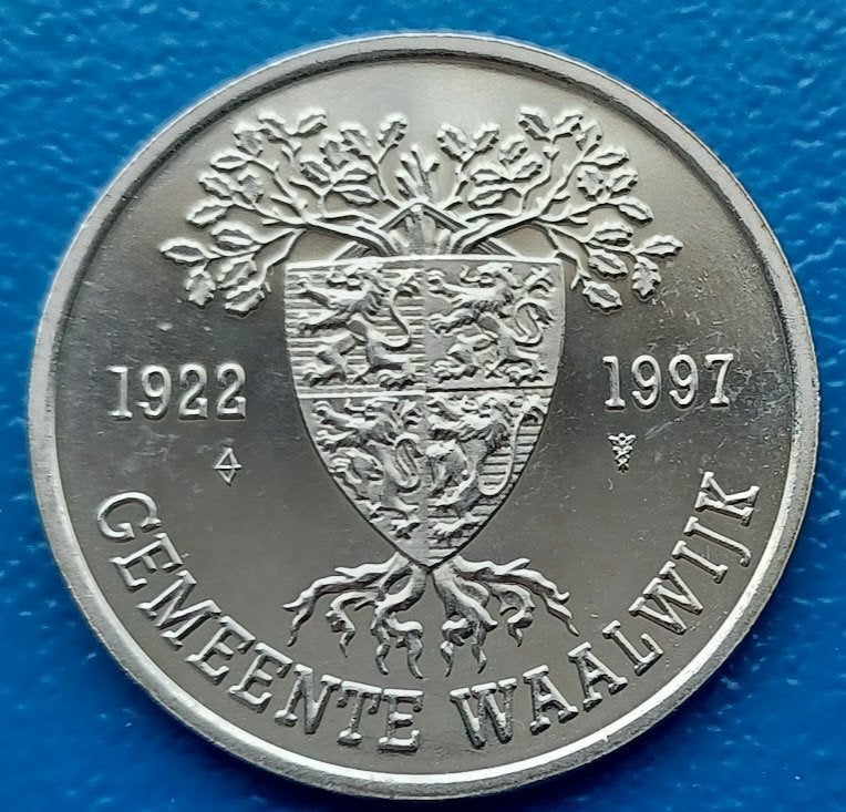 Penning Gemeente Waalwijk - 1997, Verzenden, Overige materialen, Nederland