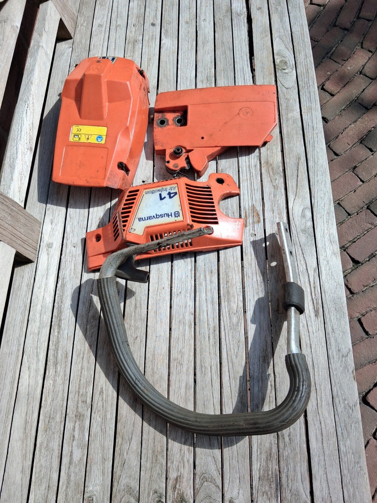 onderdelen husqvarna 136/141 kettingzaag, Ophalen of Verzenden, Gebruikt, Overige soorten, Husqvarna