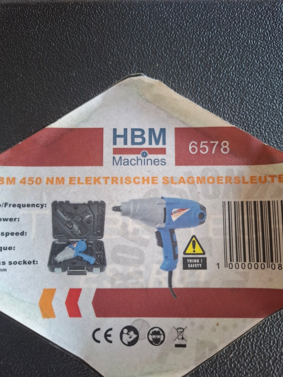 HBM elektrische moerslagsleutel 450NM, Ophalen, Gebruikt, Overige merken