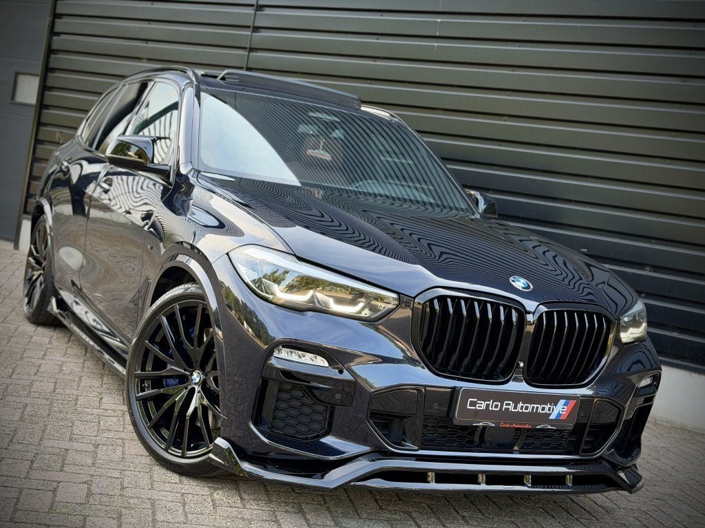 BMW X5 xDrive45e M-PERF. B&W|PANO SKY|HUD|MASSAGE|360|4WLST, Gebruikt, 394 pk, Zwart, Hybride Elektrisch/Benzine