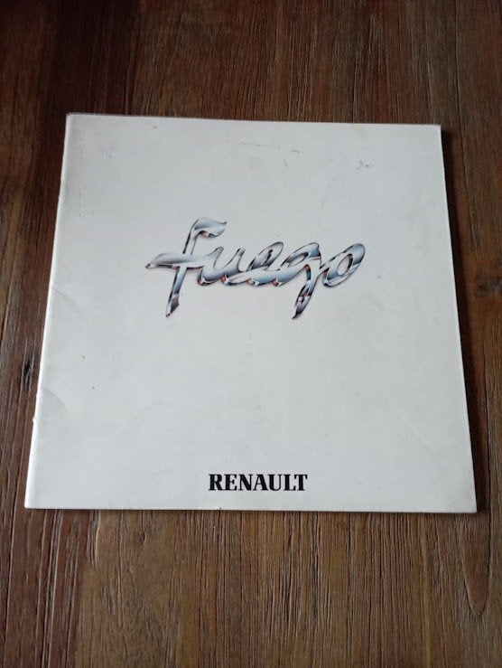 Renault Fuego 30 pag., Verzenden, Zo goed als nieuw, Renault