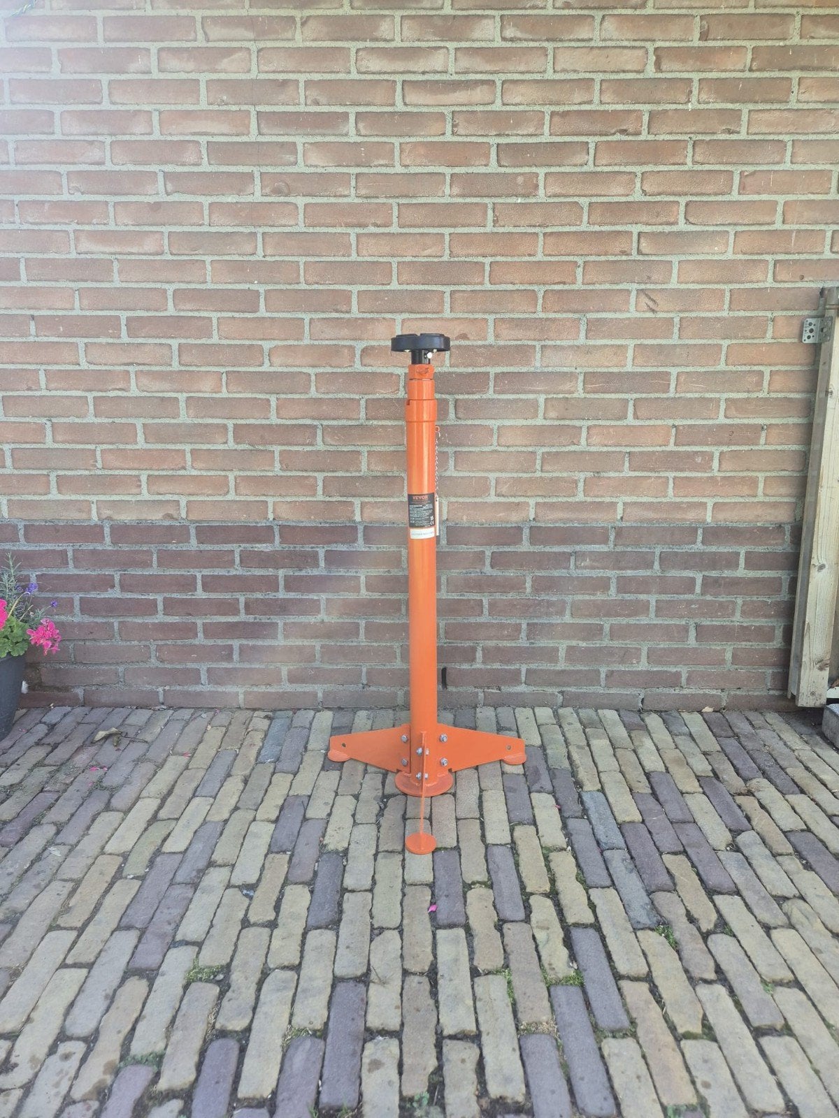 onderhefsteun poten, Ophalen