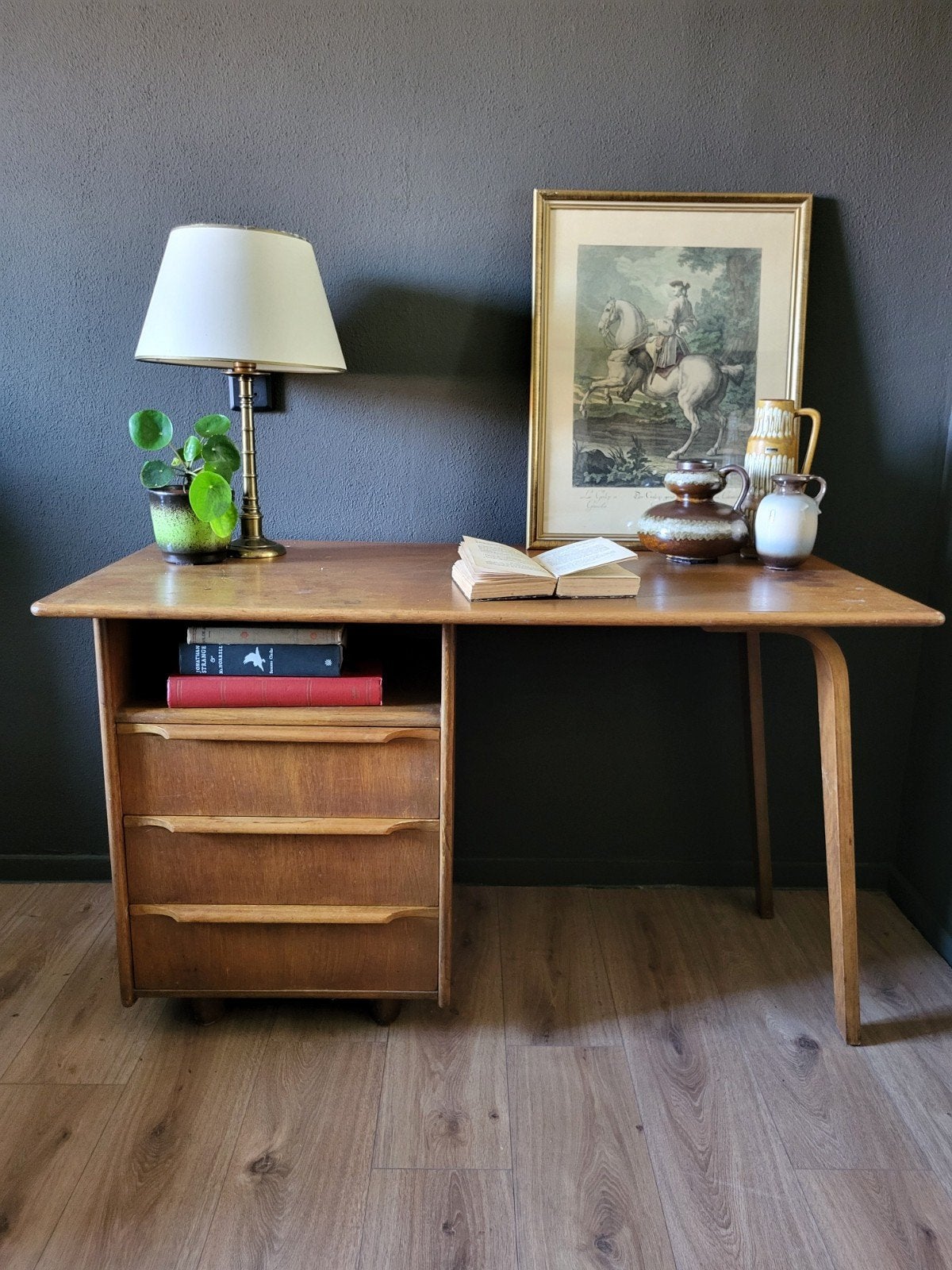 Origineel vintage Pastoe bureau,ontworpen door Cees Braakman, Ophalen, Gebruikt
