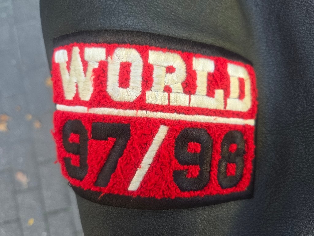 The Rolling Stones World Tour 97/98 Varsity Jacket XL, Ophalen of Verzenden, Gebruikt, Kleding