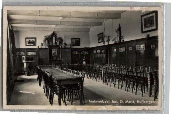 Huijbergen Inst. St. Marie Mulo-eetzaal, Verzenden, 1920 tot 1940, Ongelopen, Noord-Brabant