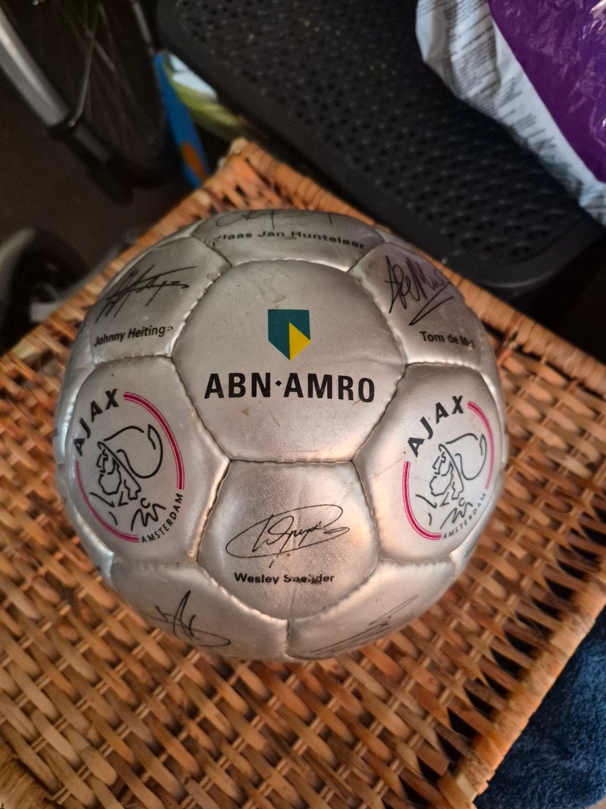 Gesigneerde Ajax ABN AMRO voetbal 2006-2007, Ophalen, Bal