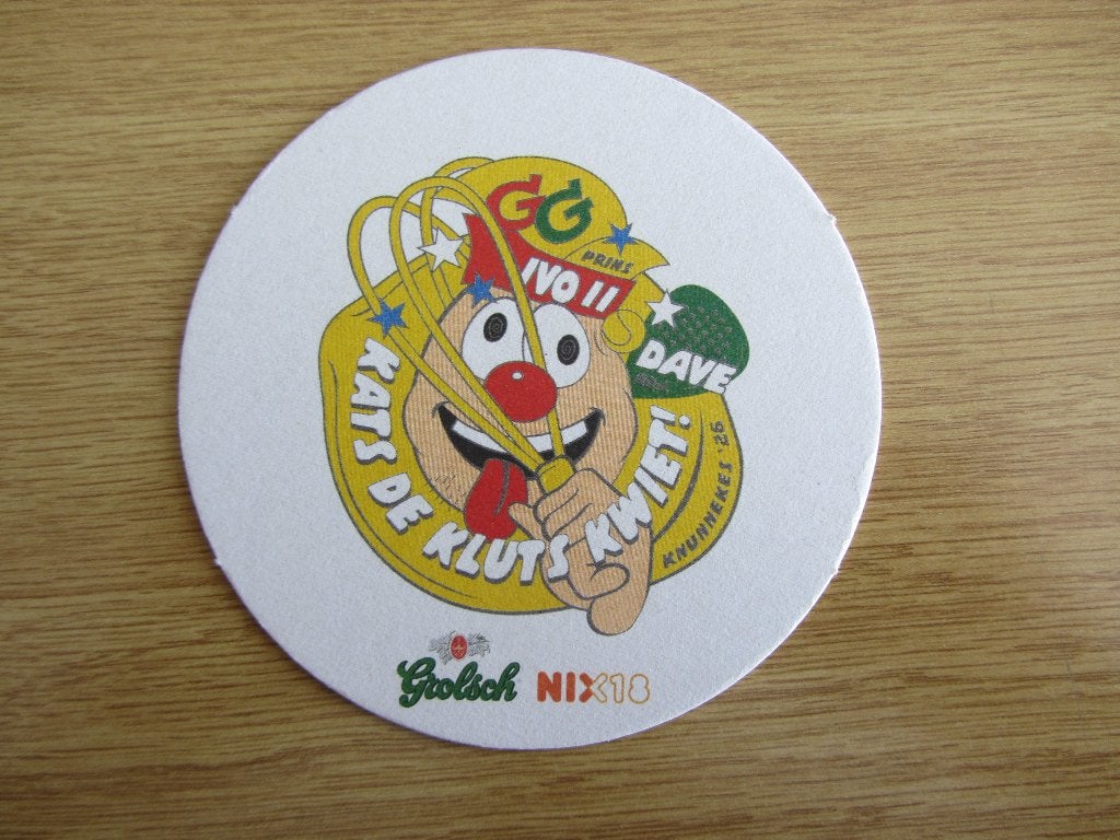 grolsch viltje: gvg 2007, Verzamelen, Ophalen of Verzenden, Zo goed als nieuw, Viltje(s), Grolsch