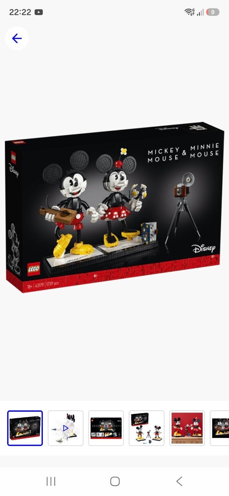 minnie en Mickey van lego, Gebruikt, Overige thema's, Lego, Ophalen of Verzenden