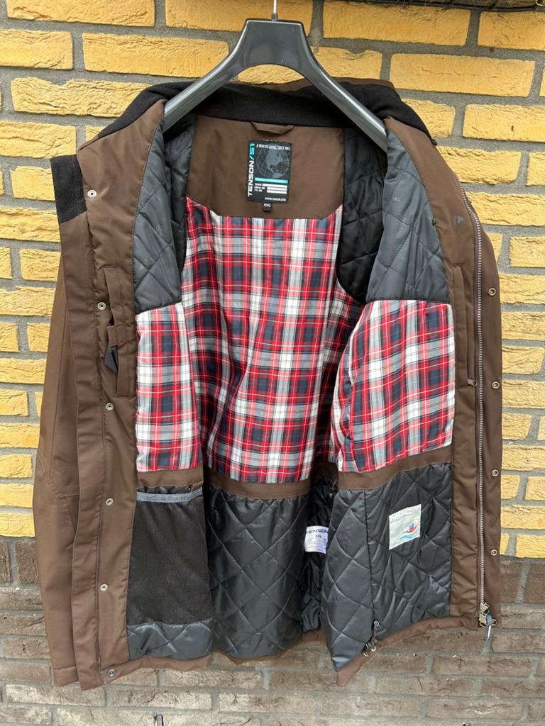 Heren TENSON XXL parka, Ophalen of Verzenden, Zo goed als nieuw, Overige maten, Bruin