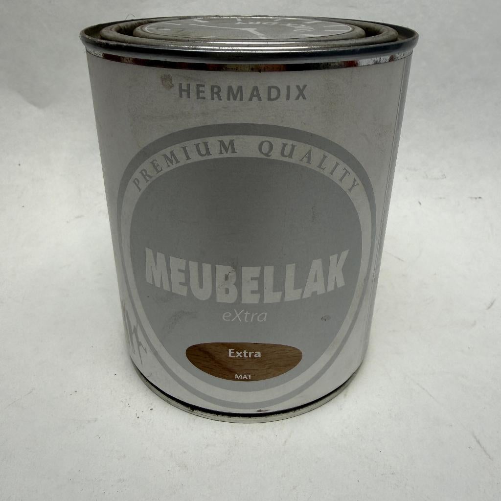 Hermadix Meubellak Extra Blank Lak Extra Mat 750ml, Doe-het-zelf en Verbouw, Verf, Beits en Lak, Overige kleuren, Nieuw, Hermadix
