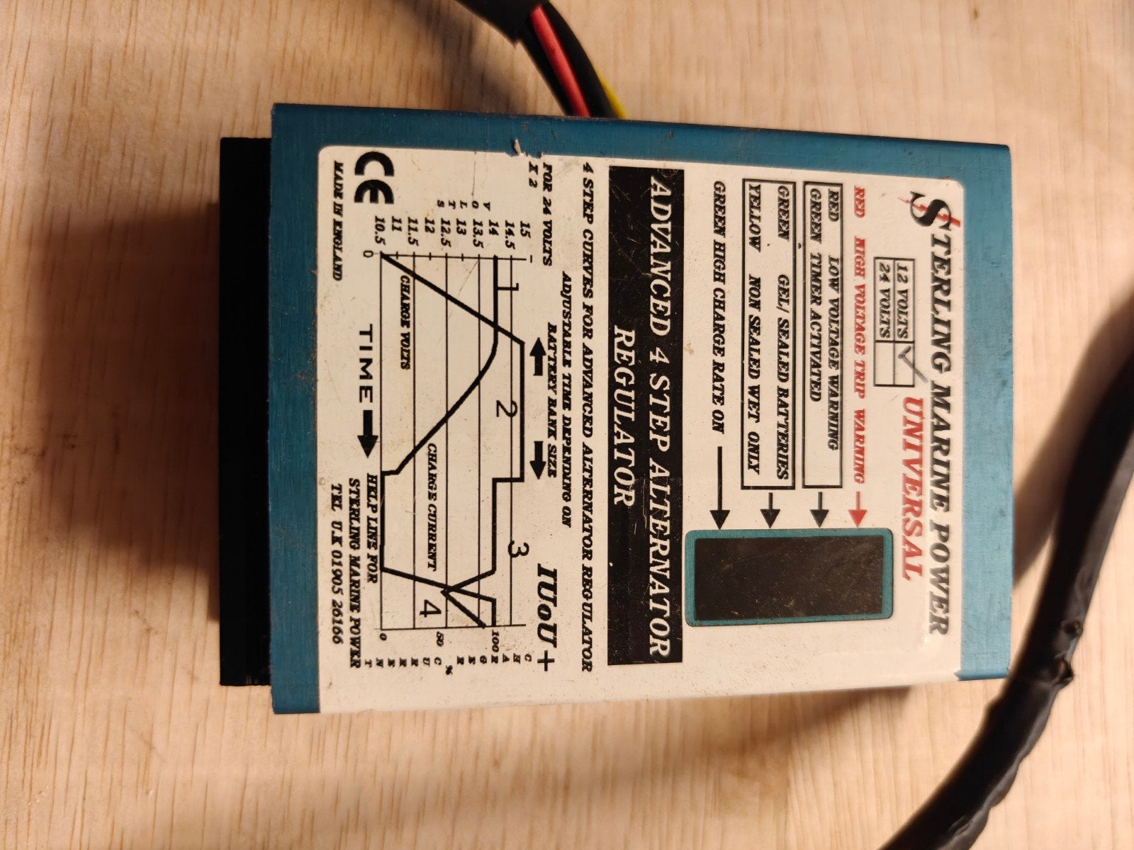 Sterling Marine Power 4-staps dynamo regelaar, Ophalen of Verzenden, Gebruikt
