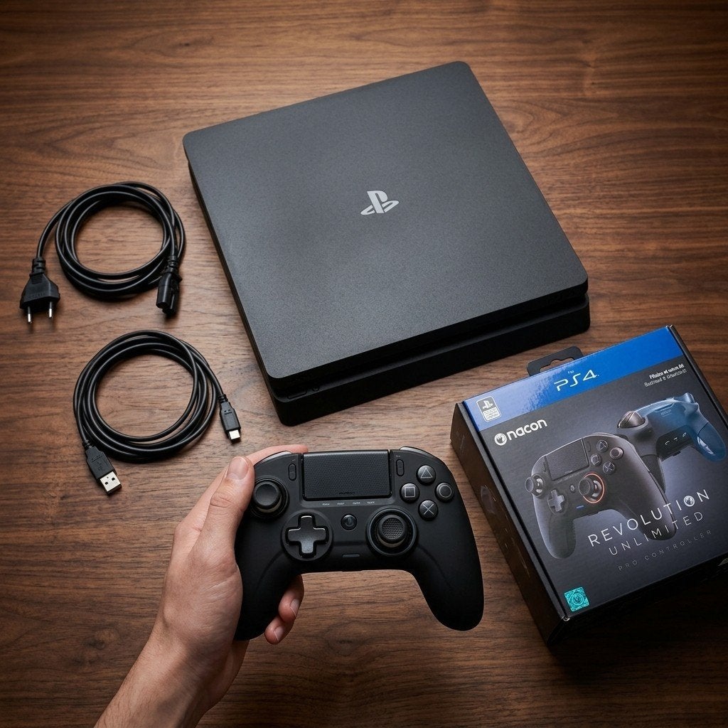 PS4 Slim 1TB met fw11.50 - unlimited games 🎯, Ophalen of Verzenden