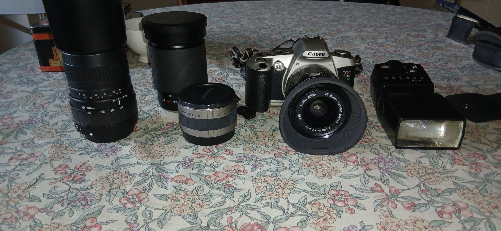 Canon Analoge Spiegelreflexcamera met Extra Lenzen e