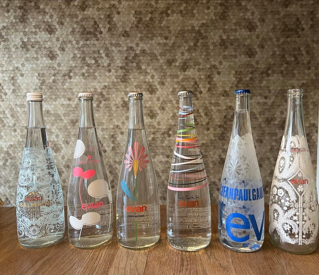 Evian Designer Flessen Collectie - Balmain, Issey Miyake, et, Ophalen of Verzenden, Nieuw, Overige typen