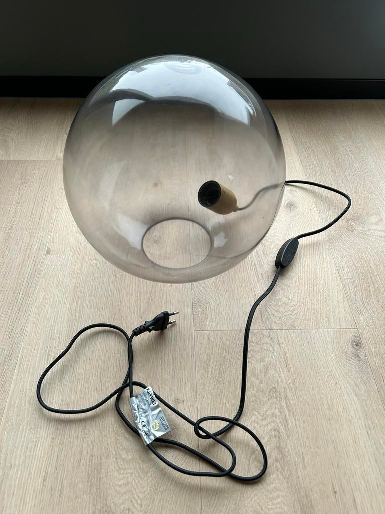 Tafellamp Finn Karwei, Ophalen, Gebruikt, Glas, Minder dan 50 cm