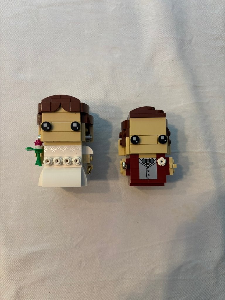 Lego brickheadz bruid en bruidegom set zoals getoond!, Kinderen en Baby's, BrickHeadz, Lego, Overige typen, Ophalen of Verzenden