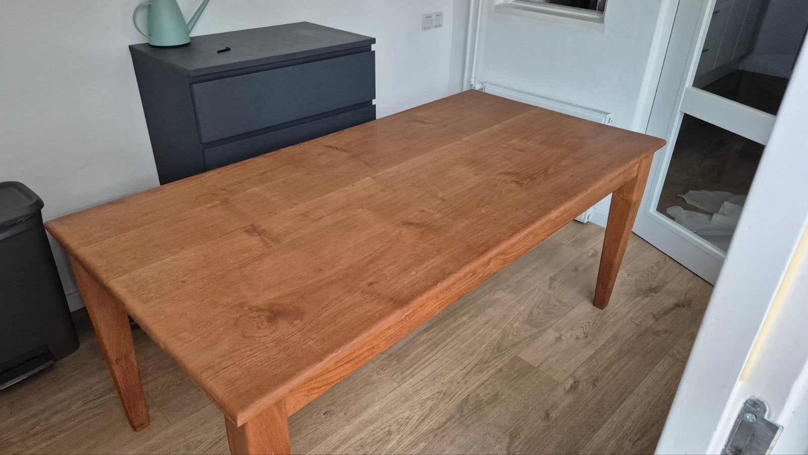 Houten eettafel, Ophalen, Gebruikt, 100 tot 150 cm, 50 tot 100 cm