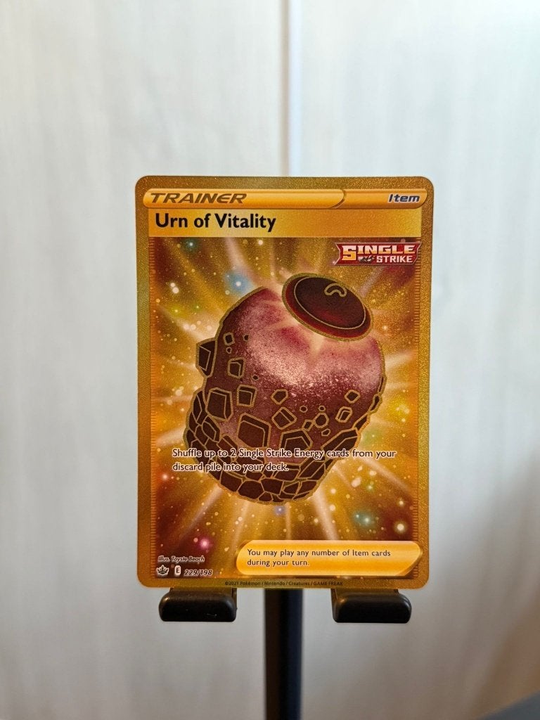 Urn of Vitality 229/198 Secret Rare Chilling Reign NM, Verzenden, Nieuw, Losse kaart, Foil