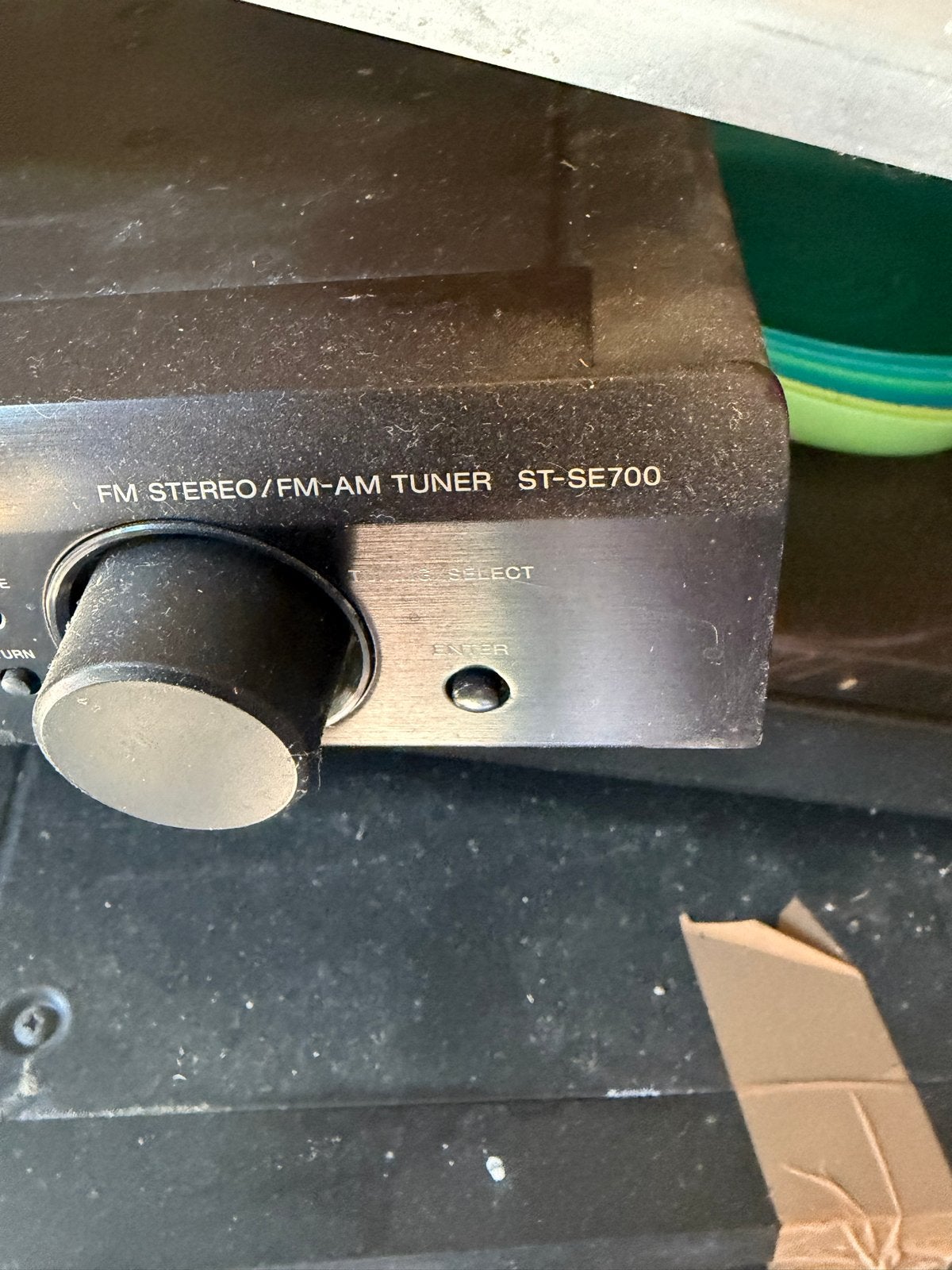 Sony ST-SE700 FM Stereo/FM-AM Tuner, Ophalen of Verzenden, Gebruikt, Analoog
