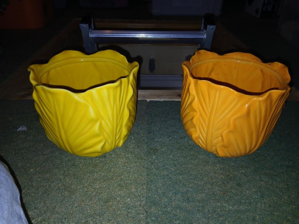 Bloempot, Rond, Ophalen of Verzenden, Aardewerk, Minder dan 40 cm