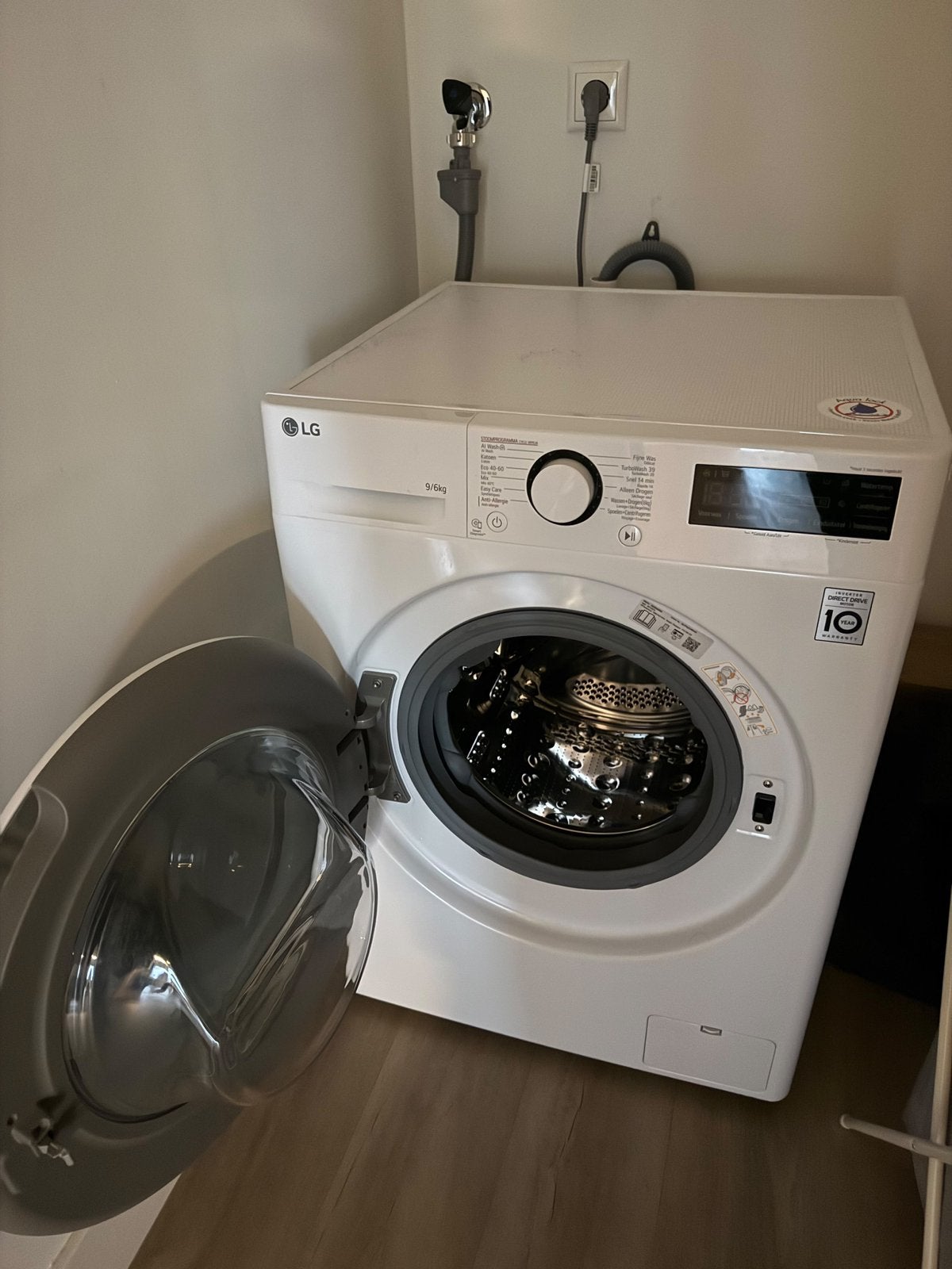 LG GD3R509S0, Witgoed en Apparatuur, Ophalen of Verzenden, Zo goed als nieuw, 1200 tot 1600 toeren, Minder dan 85 cm