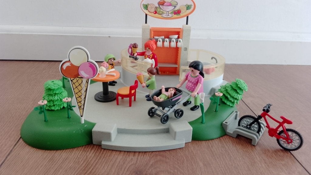 Playmobil ijssalon, Ophalen of Verzenden, Zo goed als nieuw, Los playmobil