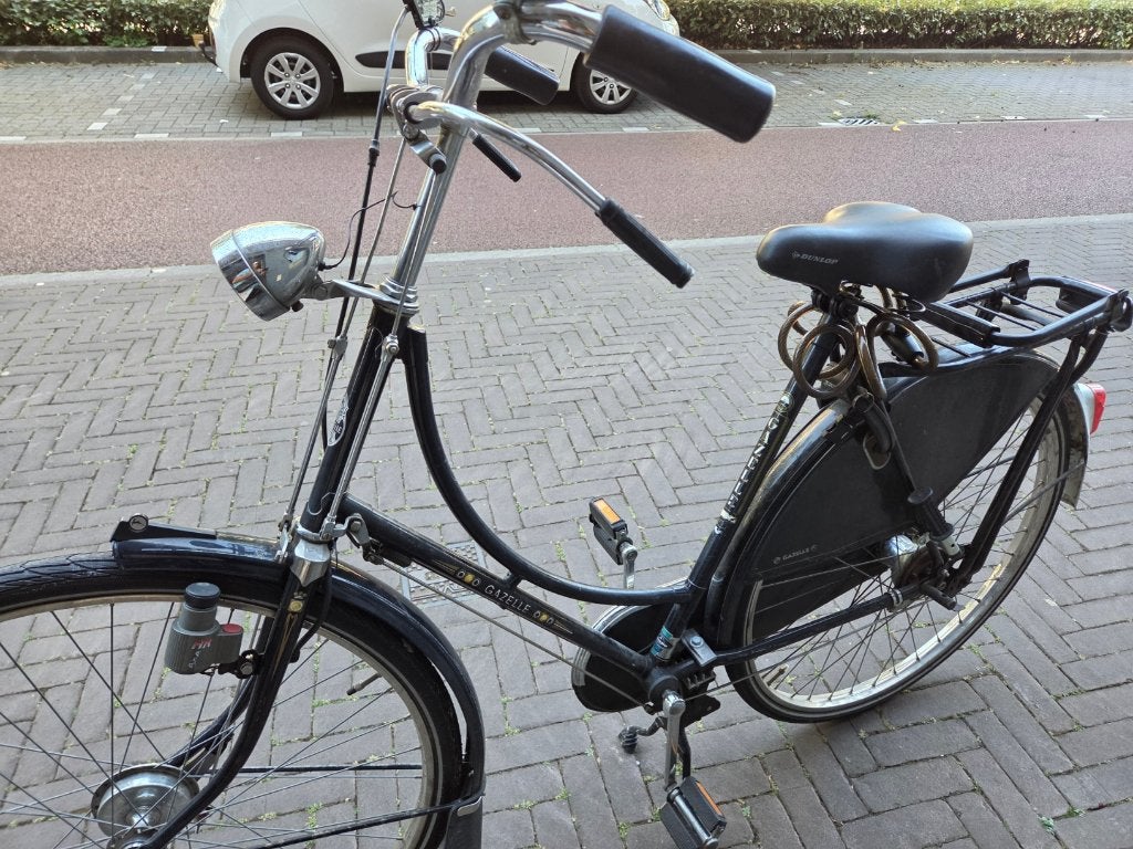 old timer gazelle - nagenoeg alles nog origineel-, Fietsen en Brommers, Jaren '60 of nieuwer, 55 tot 59 cm, Trommelrem, Ophalen