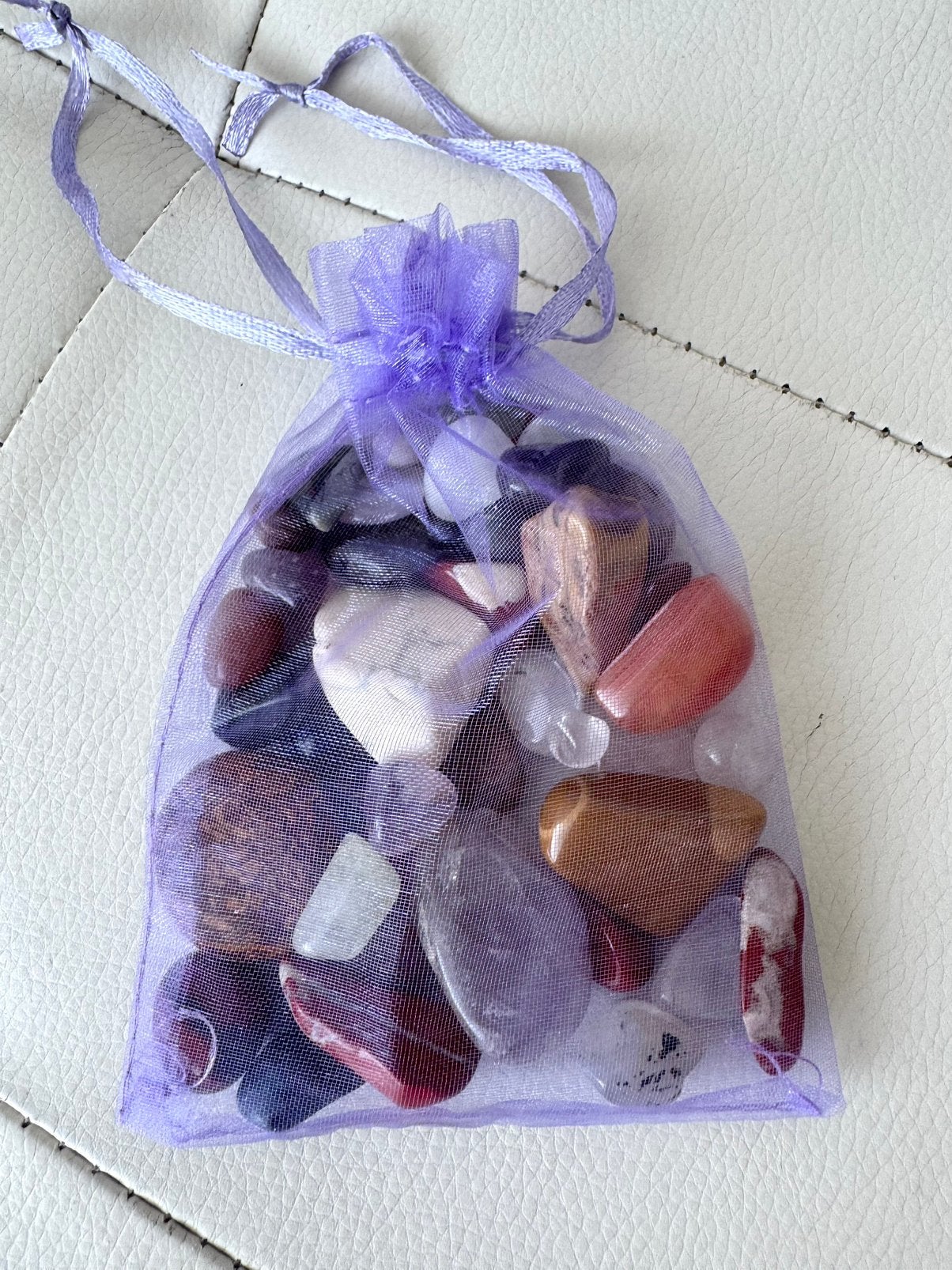 Zakje met kleine edelstenen, Verzamelen, Mineralen en Fossielen, Verzenden, Mineraal